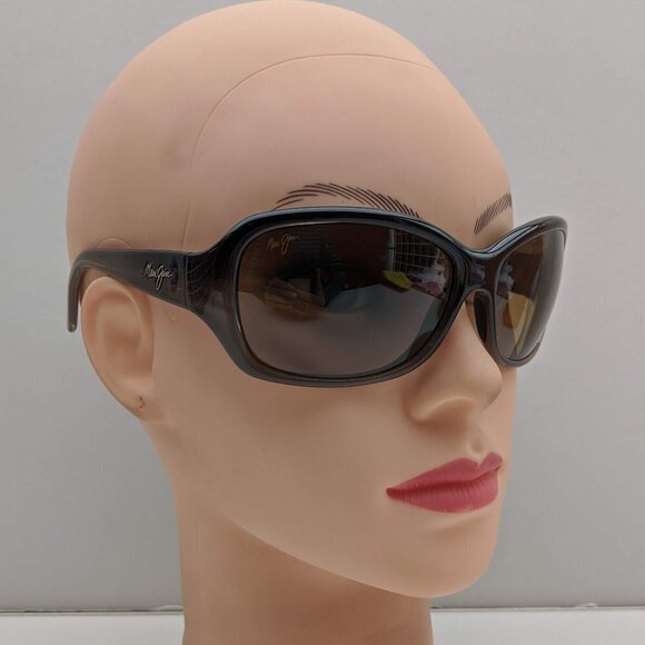 🕶️Custom! Italy! Maui Jim MJ214-01A Pearl City Sunglasses 63/17 125 /KAD834🕶️​ - Picture 5 of 6